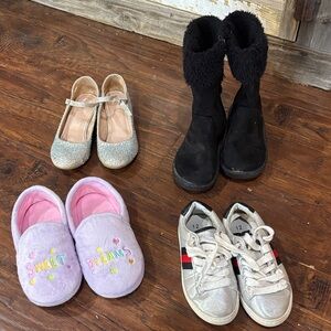 Kids size 12 shoe bundle. Four pair